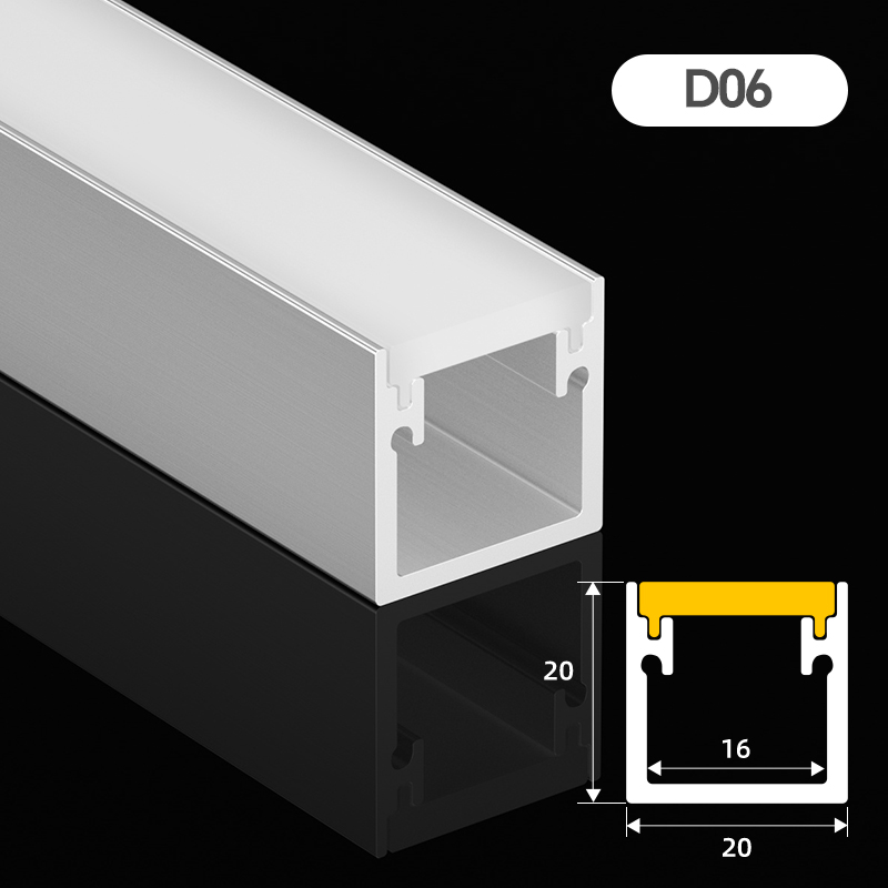 Waterproof Inground LED Aluminum Channel, Recessed Floor Linear Lighting Profile IP67