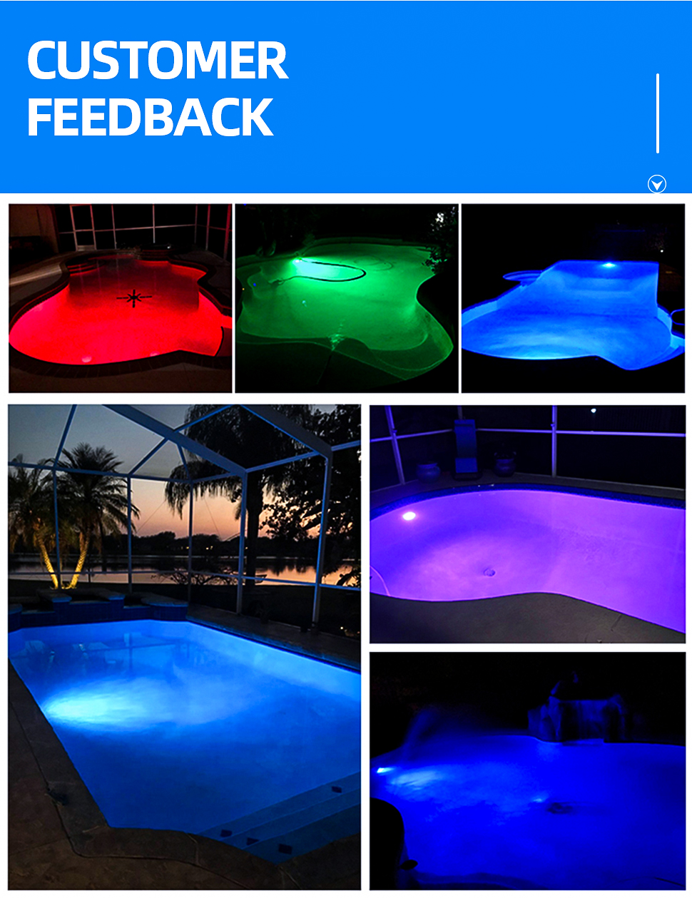LED Pool Light Showcase 7