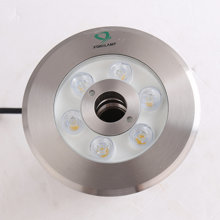 IP68 6W 6-wire RGBW Color Changing Spot Swimming Pool Pond Fountain Led Underwater Light