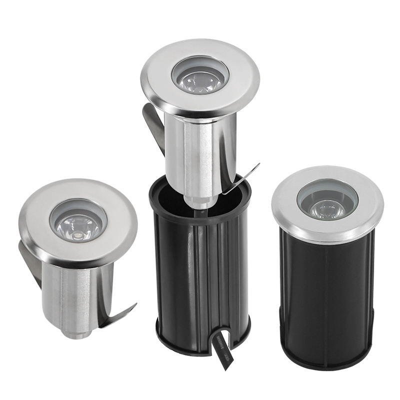 Recessed 3W 12 Volt IP68 Stainless Steel LED Swimming Pool Light Waterproof Underwater Landscape Lamp