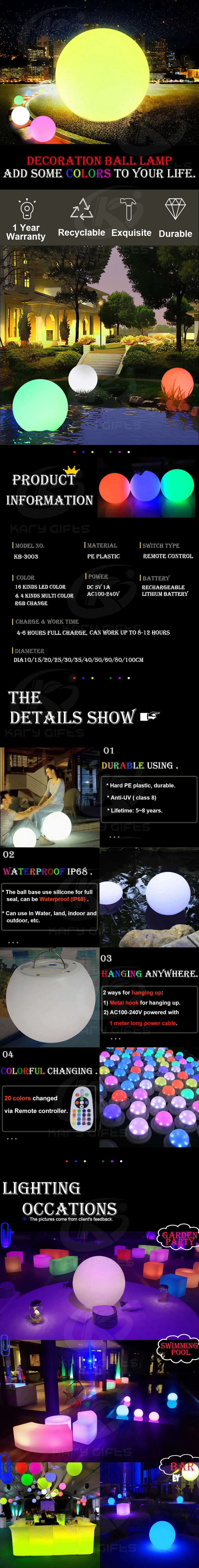 Custom Garden Waterproof Solar Outdoor Swimming Led Pool Ball Light