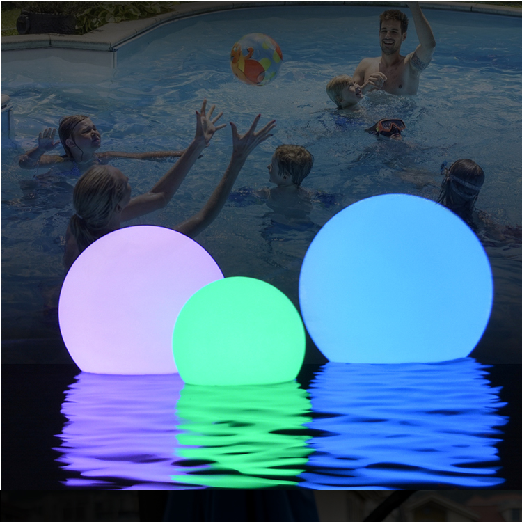 DC5V Color Change Garden Sphere RGB IP65 Waterproof Pool Floating Solar LED Ball Light Outdoor