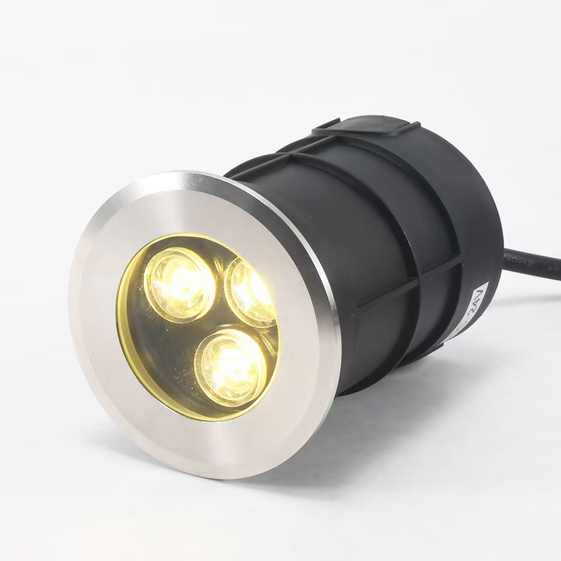 Popular IP68 Nicheless Anti-Rust LED Underwater Swimming Pool Light ABS Waterproof RGB Illuminating Lamp for Concrete Fiberglass