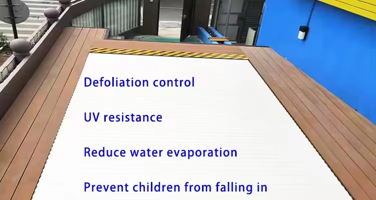 Automatic pool cover installation