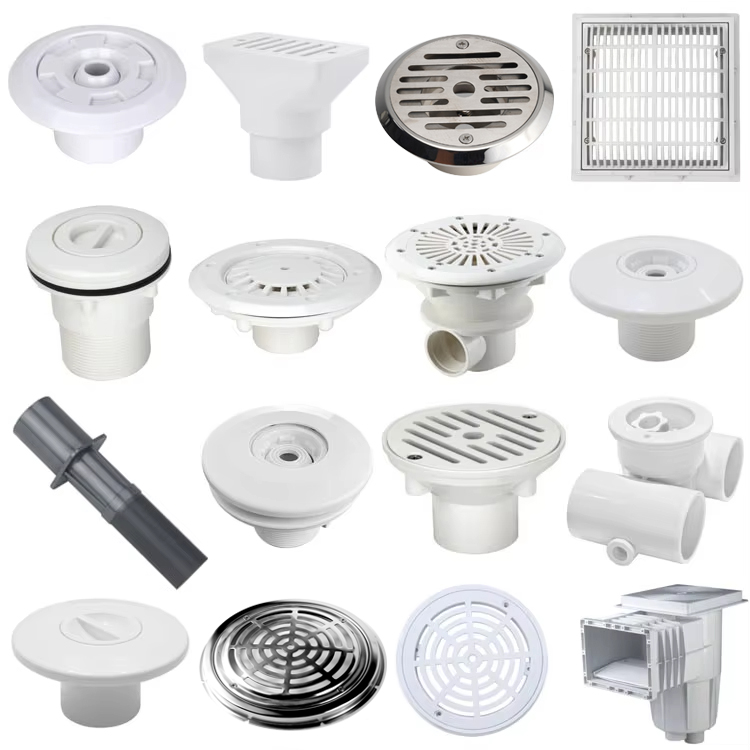 High Quality Swimming Pool Accessories Seimming Pool Fitting Return Jet Pool Pipe Inlet Outlet Suction Nozzle Drain