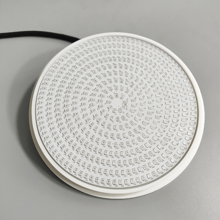 Yaokinglite YK-SP615 25W RGB Ultra Thin Wall Mounted 8mm Stainless Steel 12V IP68 Waterproof LED Swimming Pool Light