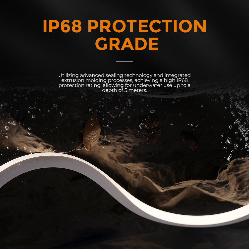 SHINESKY Professional Swimming Pool LED Neon Strip IP68 Waterproof DC24V Silicone Flexible Light For Fountain Water Feature