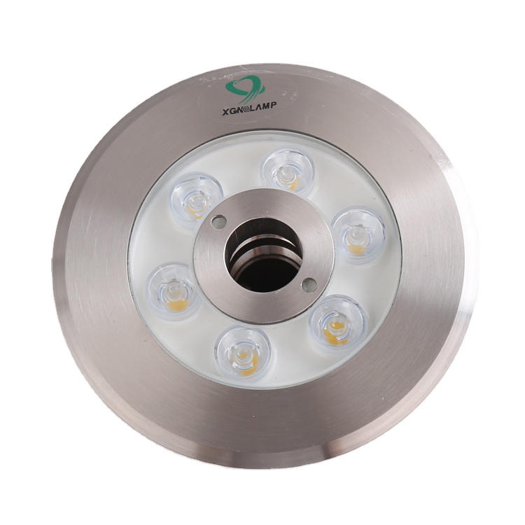 IP68 6W 6-wire RGBW Color Changing Spot Swimming Pool Pond Fountain Led Underwater Light