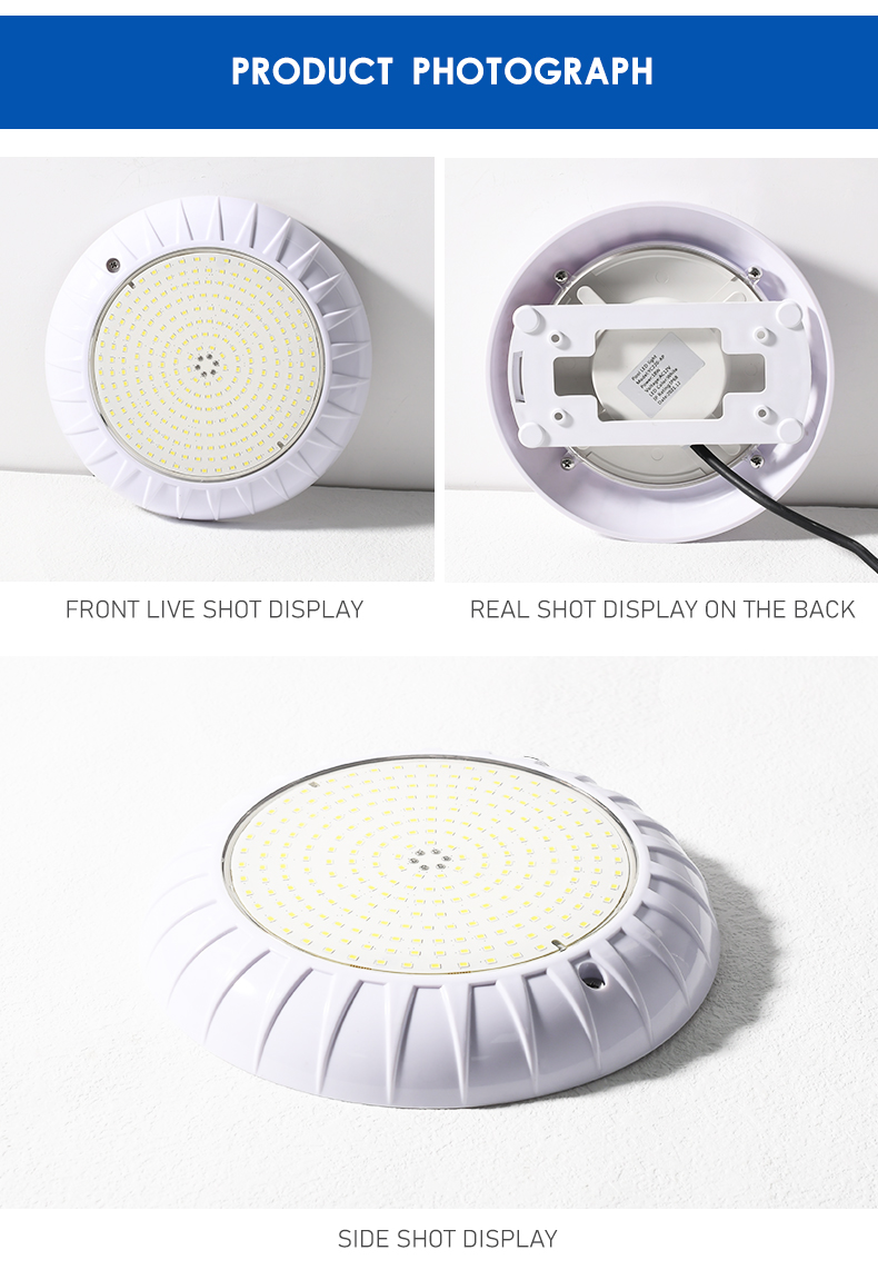 High Quality Pool Lamp Concrete Wireless 12V 18W Flat Oem Ip68 Waterproof Led Swimming Pool Light