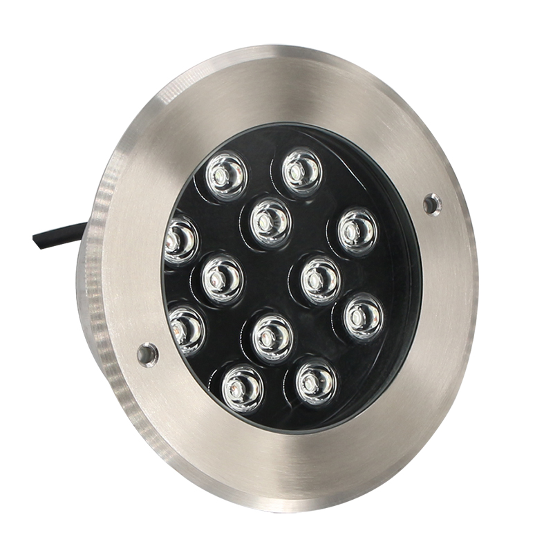 12W DMX RGB/Single Color LED IP68 Waterproof Stainless Steel Underwater Spot Light For Swimming Pool &amp; Landscape