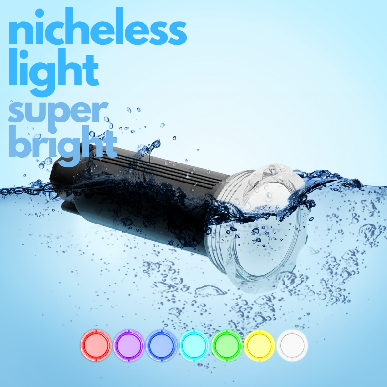 Refined Replacement for Jandy Pool Light Return Fitting Multi Color Changing White 12V 12W 50FT Nicheless Led Pool Lights