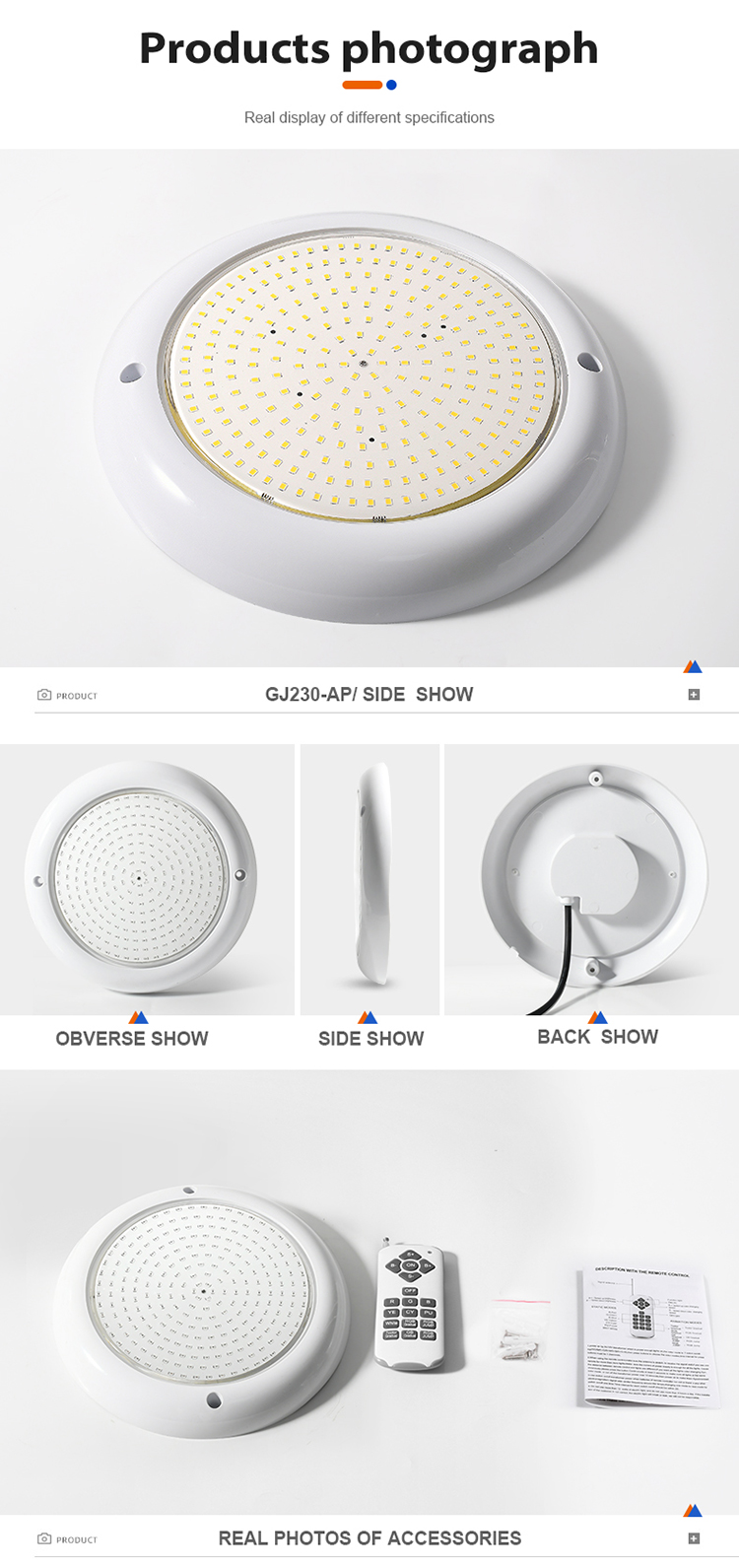 Detailed product parts