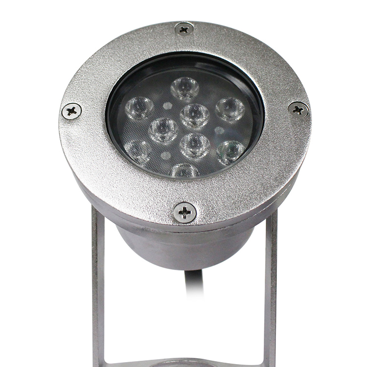 DMX512/RDM 24V Outdoor IP68 Waterproof RGBW 4-in-1 LED Underwater Pool Lights Stainless Steel Auto-Changing External Control