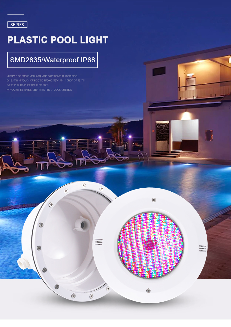 Recessed LED Pool Light PAR56 International LED Bulb Par56 Swimming Pool Light for Vinyl Liner Pool