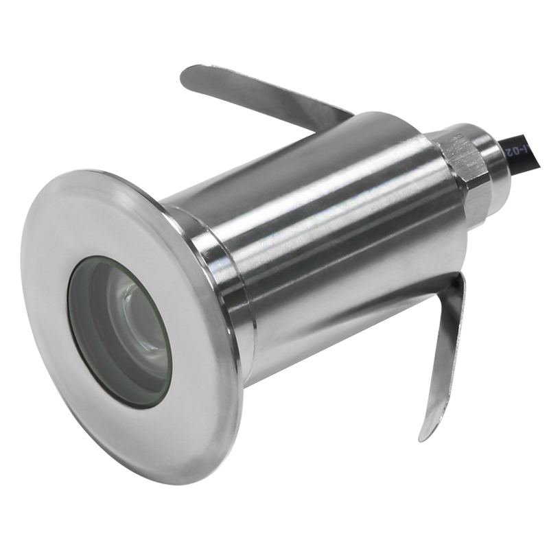 Recessed 3W 12 Volt IP68 Stainless Steel LED Swimming Pool Light Waterproof Underwater Landscape Lamp