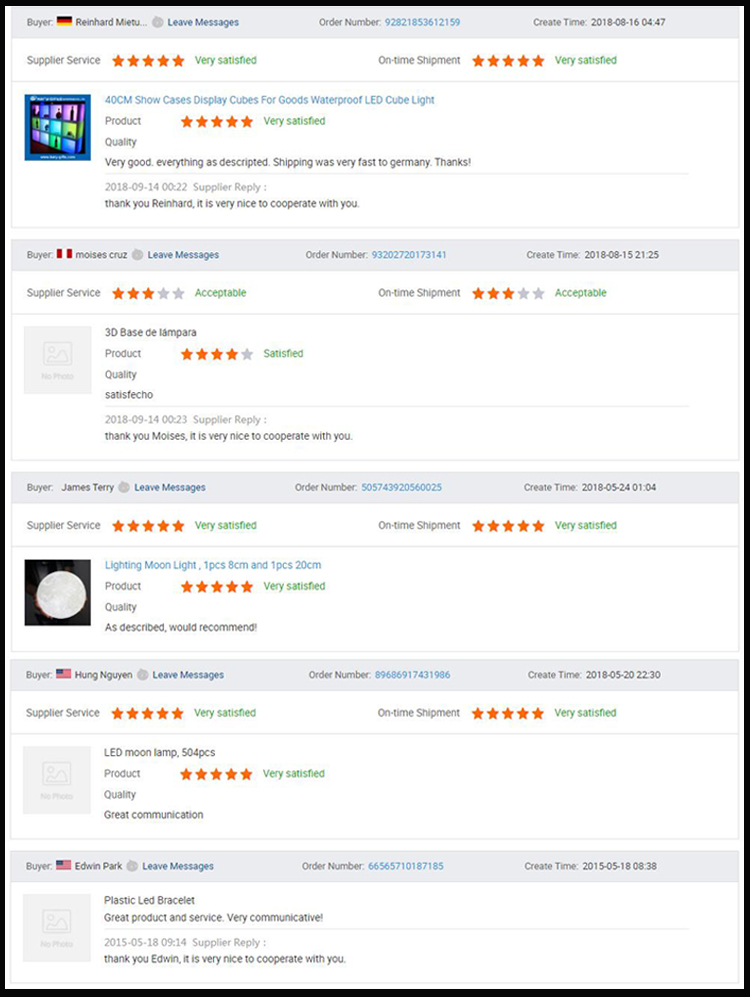 Client Review Screenshot