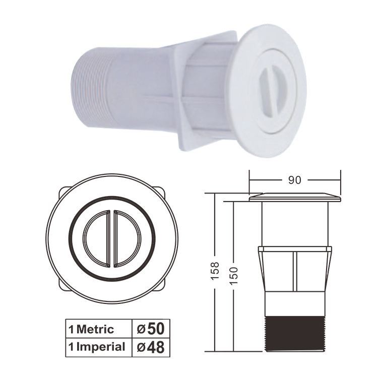 Pool Spray Nozzles Accessories Water Wall Return Jets for Swimming Pool