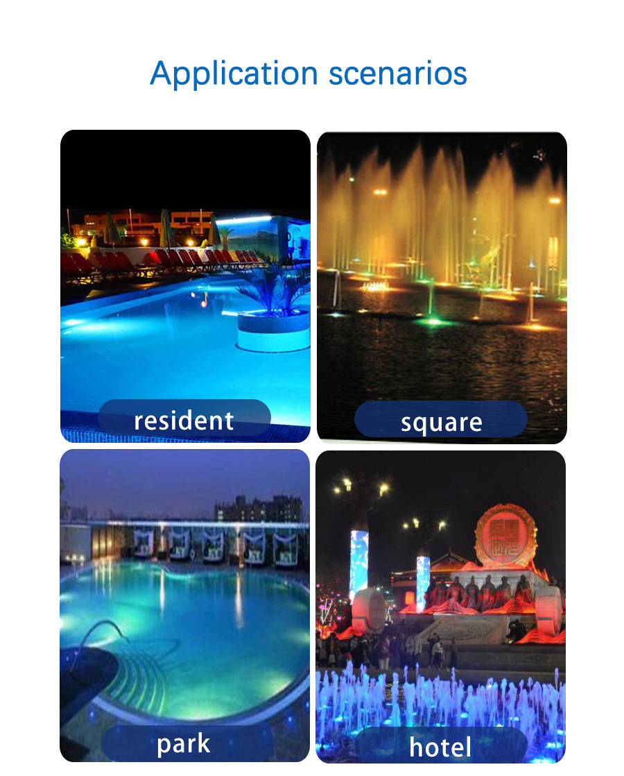 Fountain Pool Light Installation