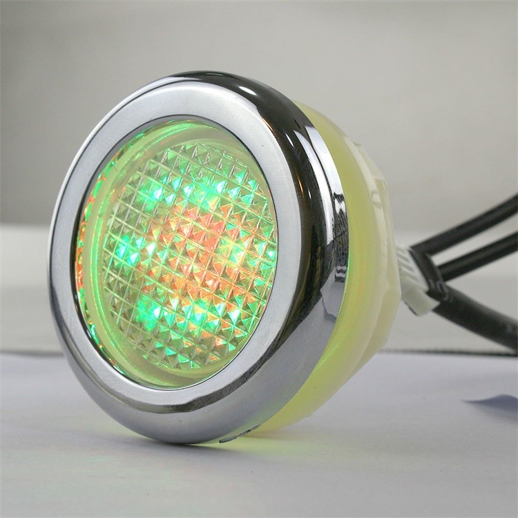 12V recessed 2W IP 68 waterproof swimming pool led bathtub spa light with massage function