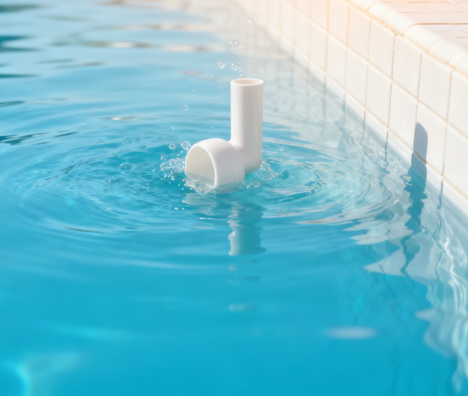 Durable ABS Plastic Pool Return Jet Fitting with Anti-Clog Nozzle for Inground Swimming Pool Systems