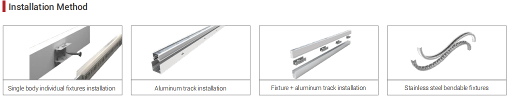 Product Bending Diagram and Installation Profiles