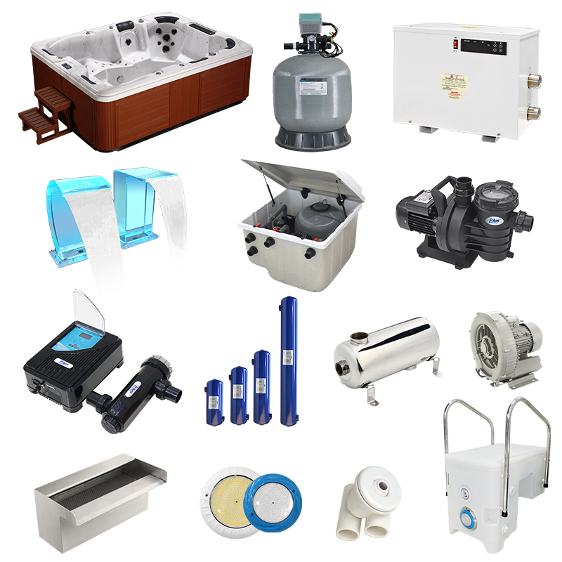Guangzhou Vigor Full Sets Swimming Pool Equipment Filter Pump and Return Jet Fitting Accessories