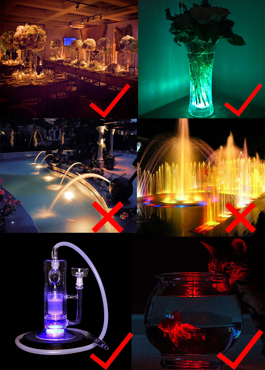 Submersible LED light application