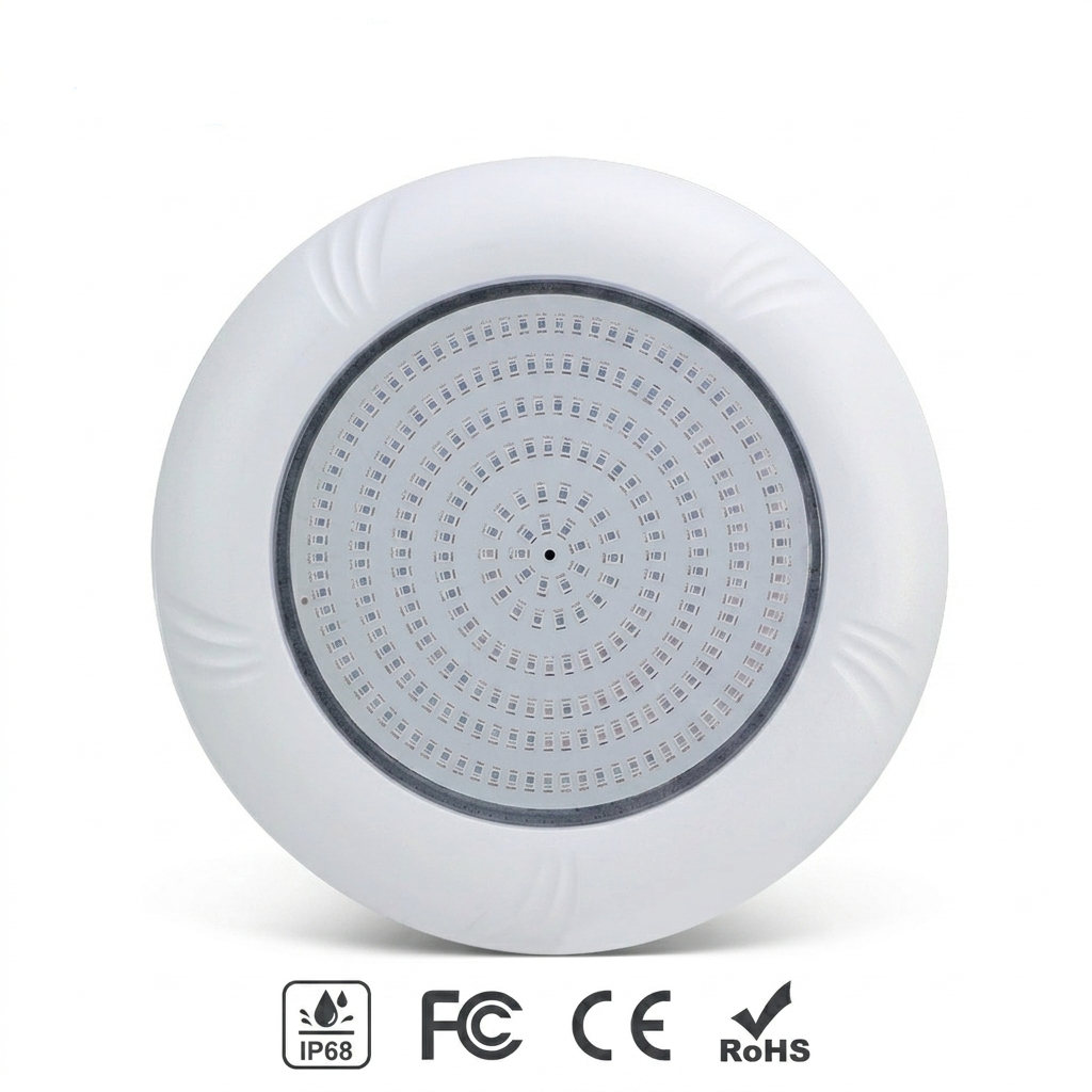 12V IP68 Waterproof 18W LED Pool Light for Vinyl Liner Pools RGB Color Changing Submersible Lamp for Pool Lighting