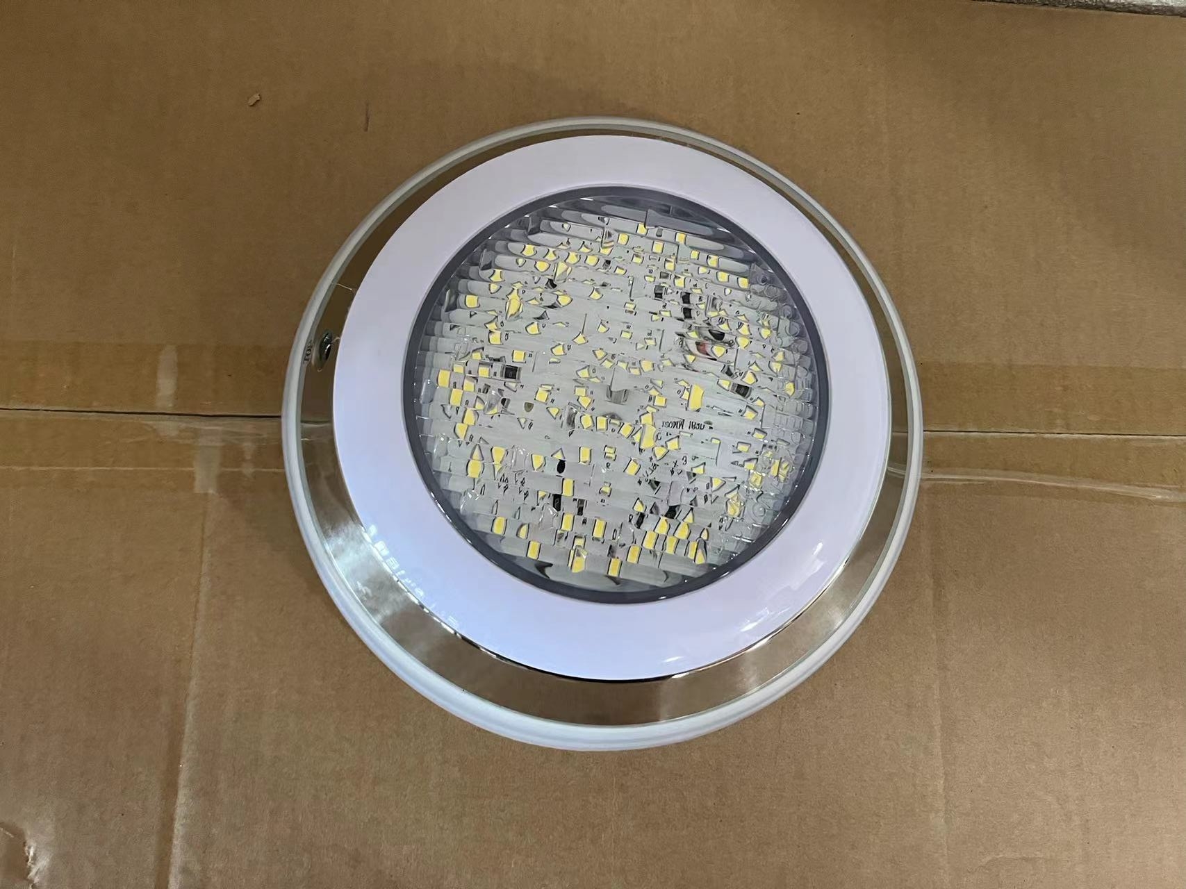 12W RGB Cool White LED Pool Light Stainless Steel Body IP68 Rating Surface Blue &amp; White 6W 18W For Swimming Pool