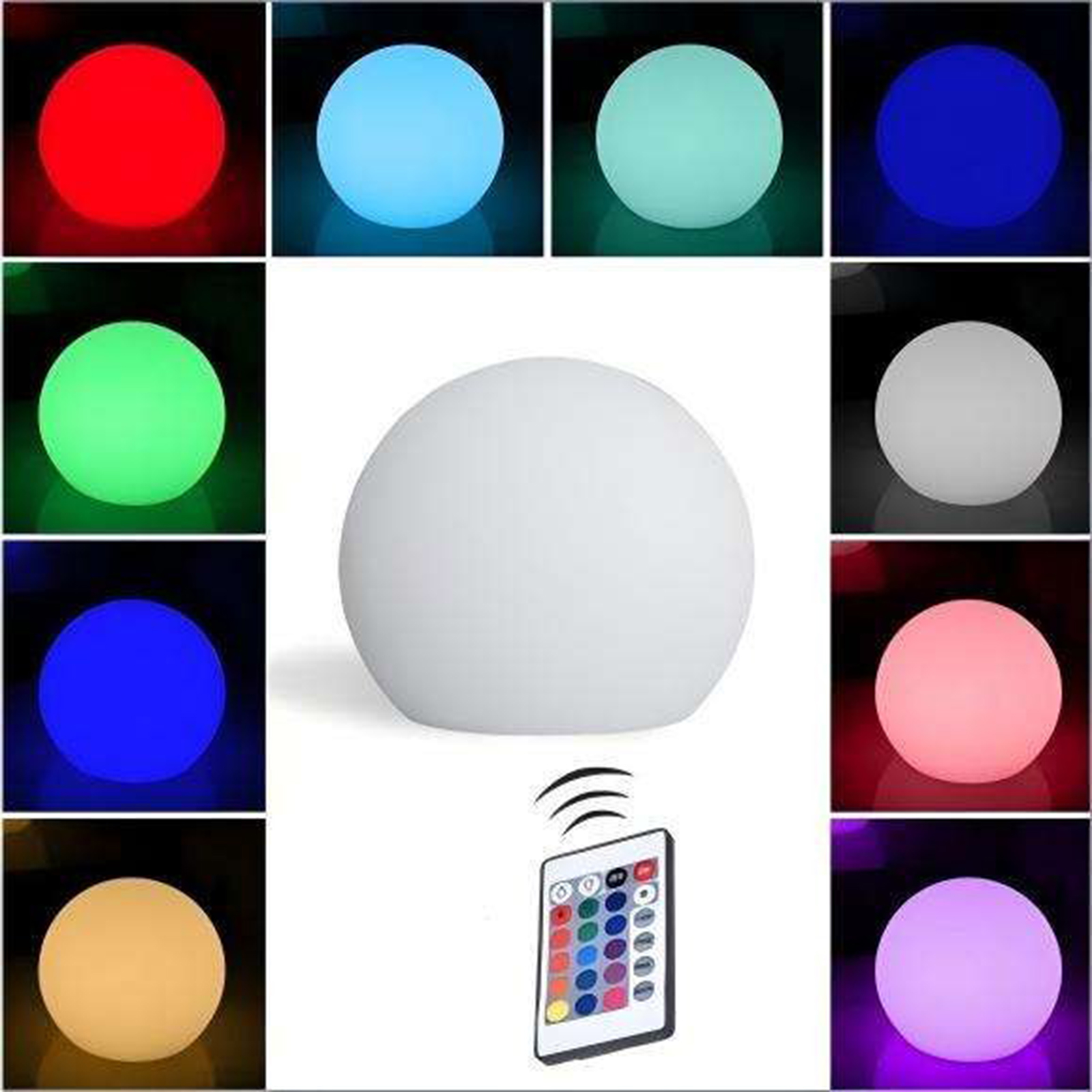 Led Ball RGB Color Changing Large Illuminated Outdoor Spheres Floating Swimming Pool Light