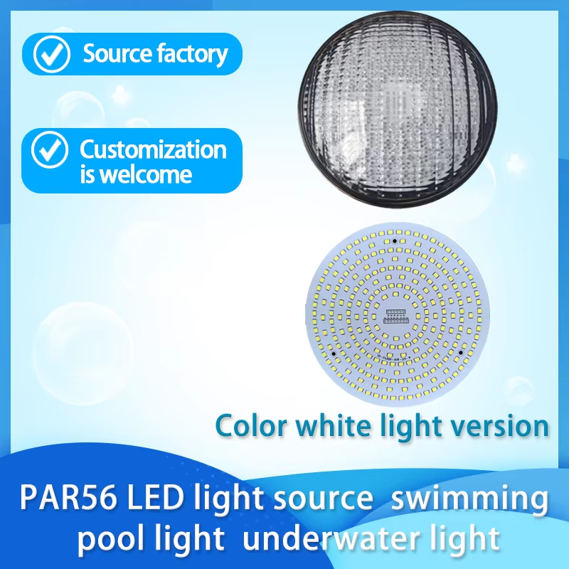 12V Pool Lights Ip68 Waterproof Par 56 25w Nicheless Smd2835 Underwater Rgb Swim Led Recessed Pool Lamp