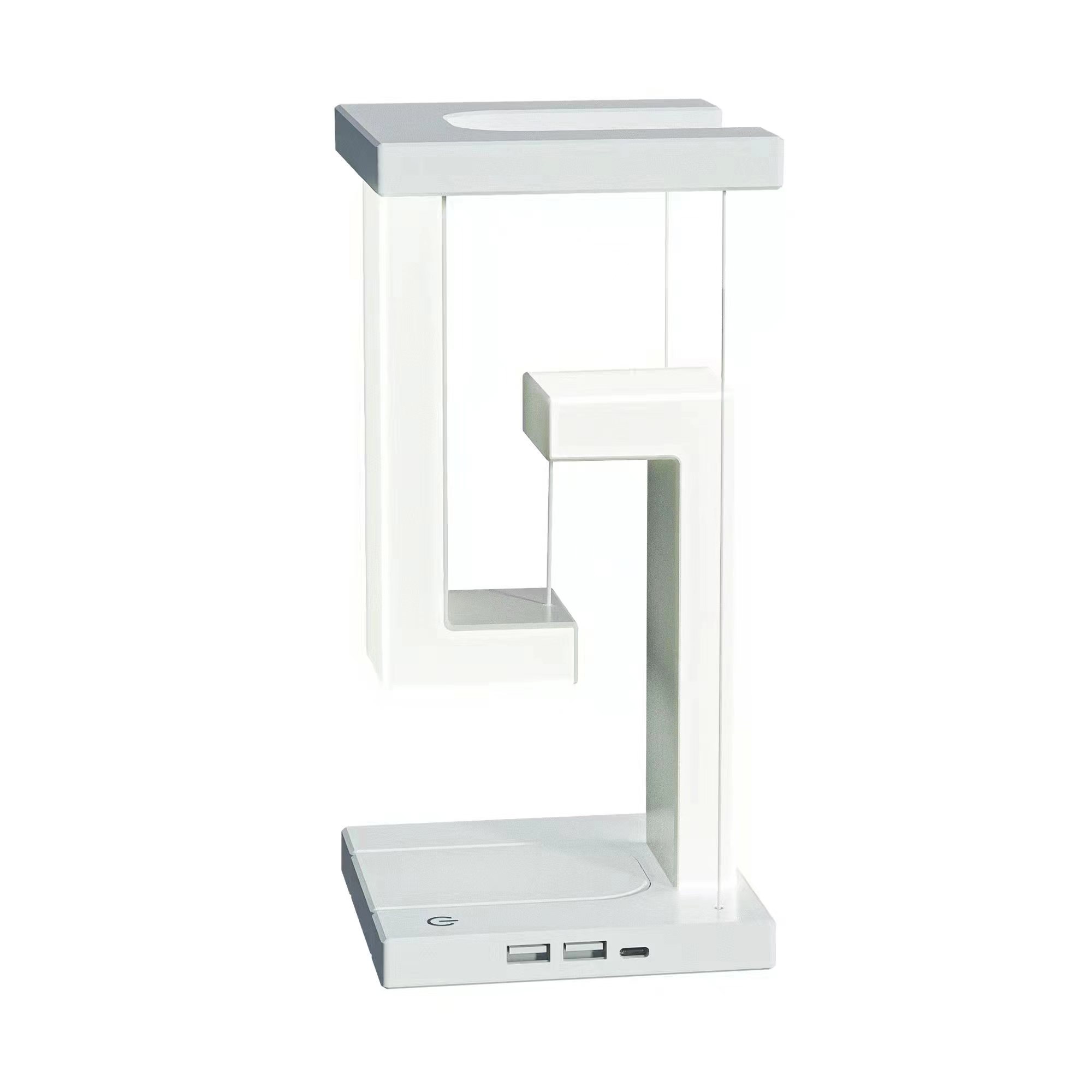 Modern Magnetic Levitation Desk Lamp Floating LED With DC 5V Eye Caring Wireless Charger Touch Control Night Light