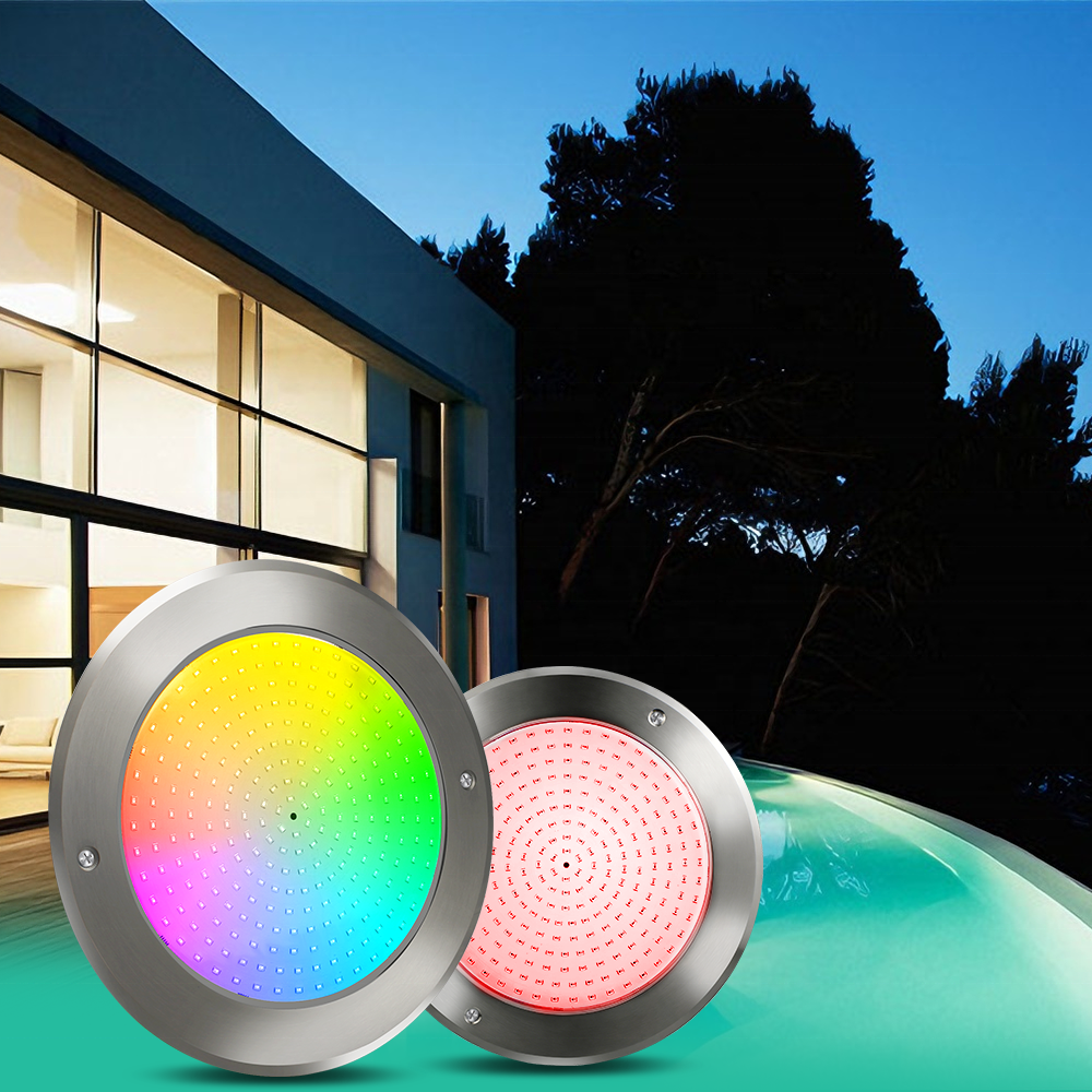 Ultra Thin 8mm Thickness 18W 25W 35W Waterproof Underwater Submersible Dive Warm White Wifi Led Pool Light