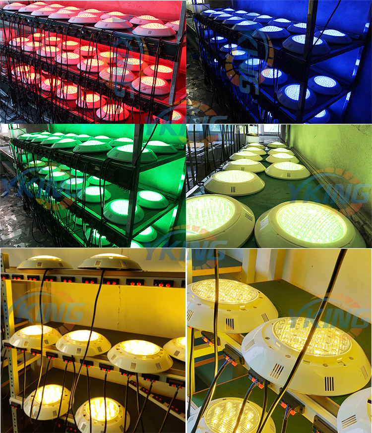 Fast Delivery YK-SP602 12W Surface Mounted ABS Plastic DC24V 3500K IP68 Waterproof Swimming Pool Lights Floating