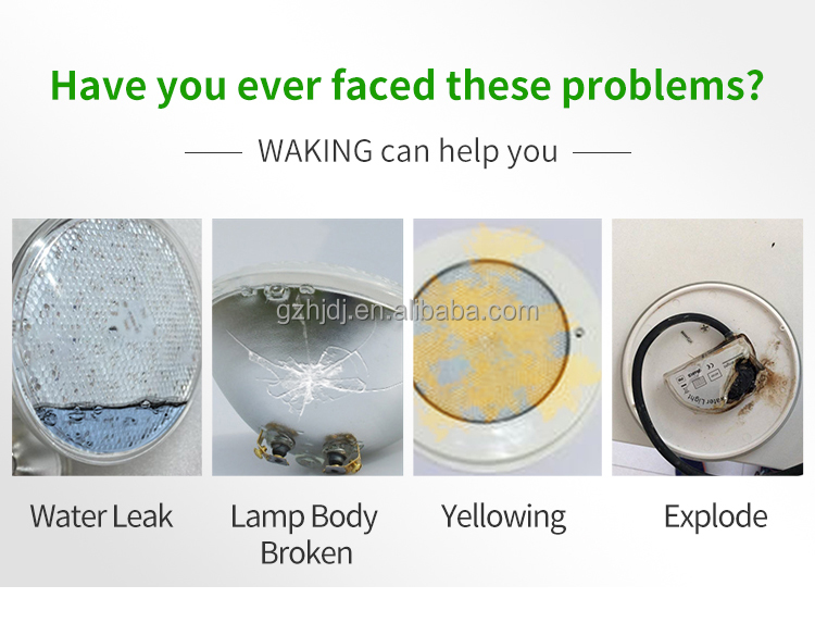 Recessed LED Full Resin Filled Pool Light for Vinyl Liner Swimming Pool and Concrete Swimming Pool