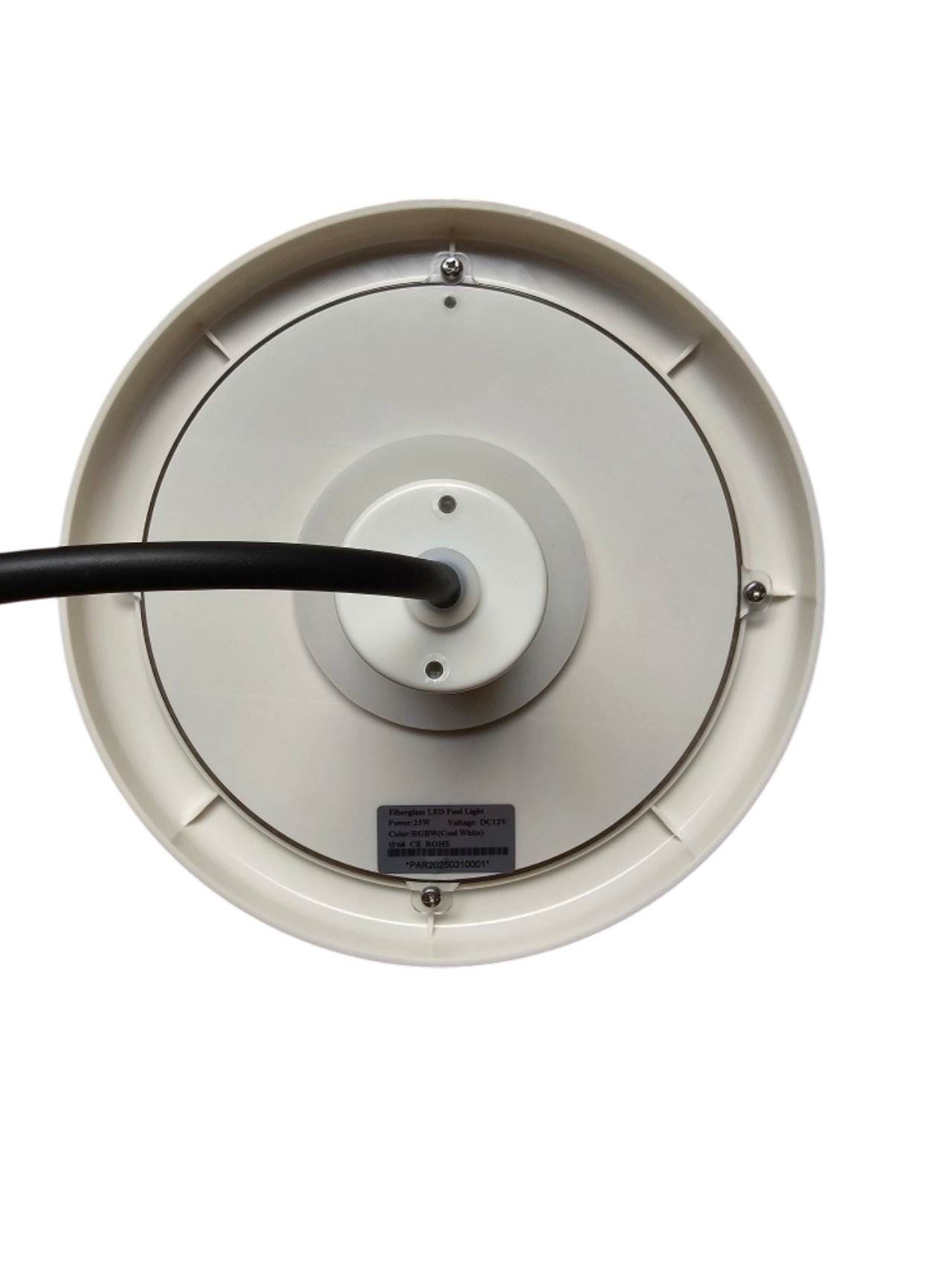 AC 12V Vinyl Liner Pool LED Light IP68 ABS Resin 25W RGB Color Rechargeable Dimmable Warm White Surface Mount CE ROHS Certified