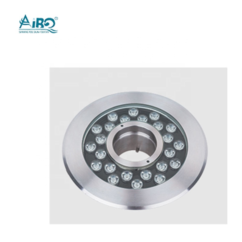 Stainless Steel Multi-directional Jet Nozzle LED Underwater Diving Light IP68 Landscape Spotlight