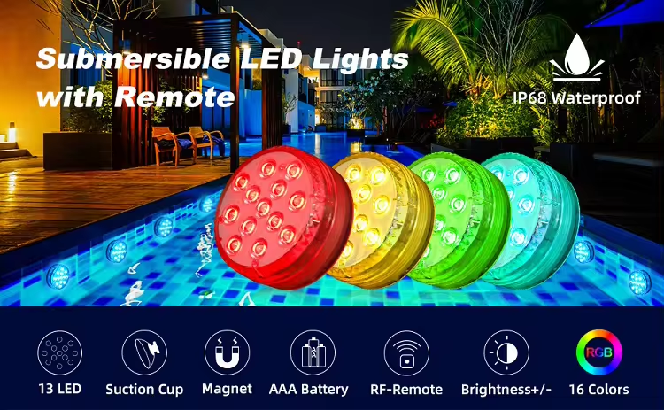 OEM IP68 Submersible Waterproof LED Pool Light