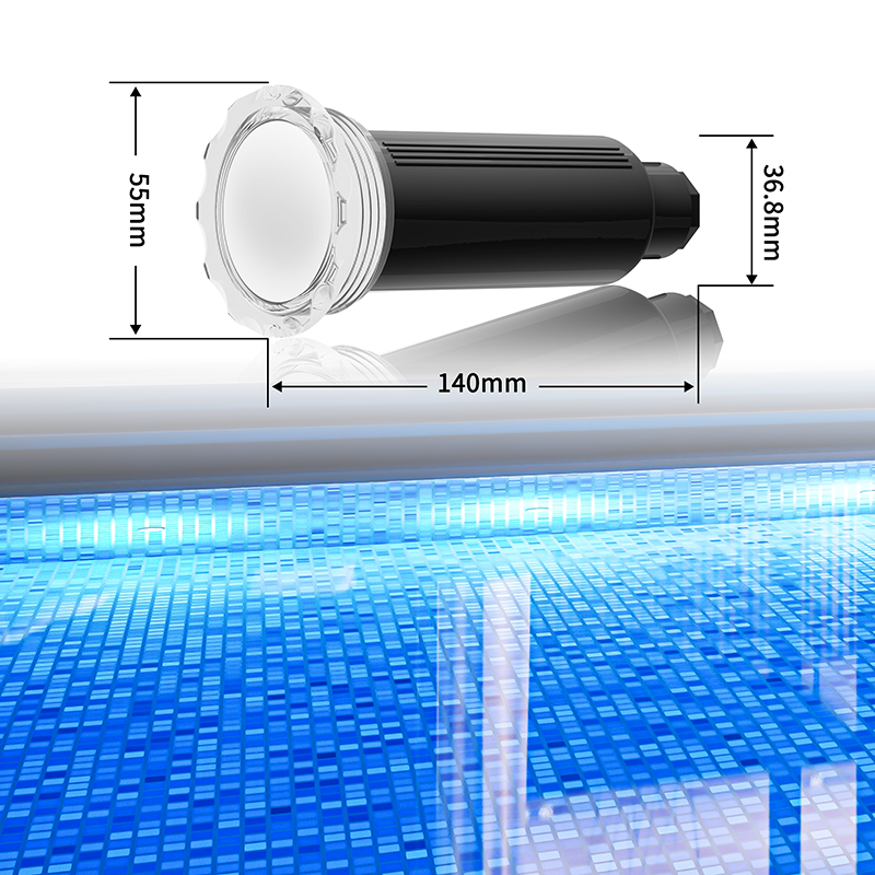 Refined Replacement for Jandy Pool Light Return Fitting Multi Color Changing White 12V 12W 50FT Nicheless Led Pool Lights