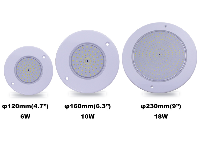35W IP 68 DC 12V RGB Underwater Waterproof LED Swimming Pool Led Lights for Liner Vinyl Fiberglass Pools