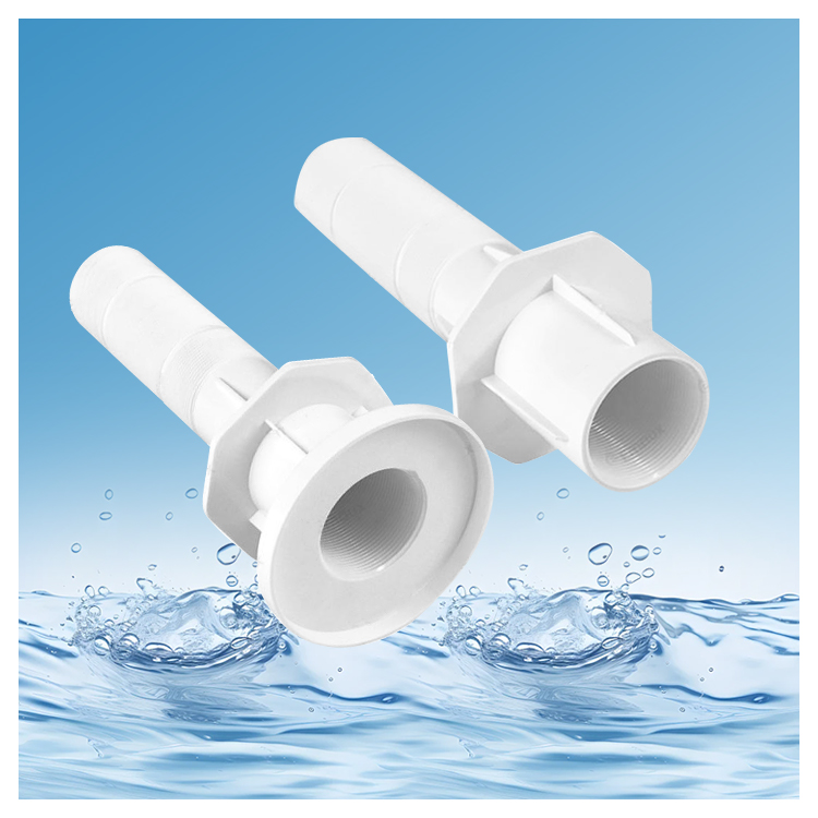 High Quality PVC Swimming Pool Accessories Square Shape Return Jet Pool Pipe Inlet Outlet Suction Nozzle Drain Fitting