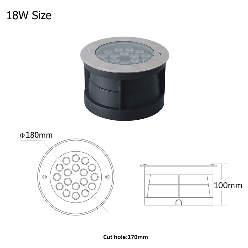 LED underwater light feature layout 2