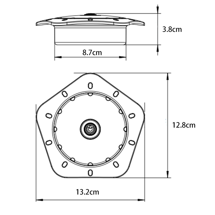 BONNY Changeable Color Magnetic Sheet LED Swimming Pool Underwater Light