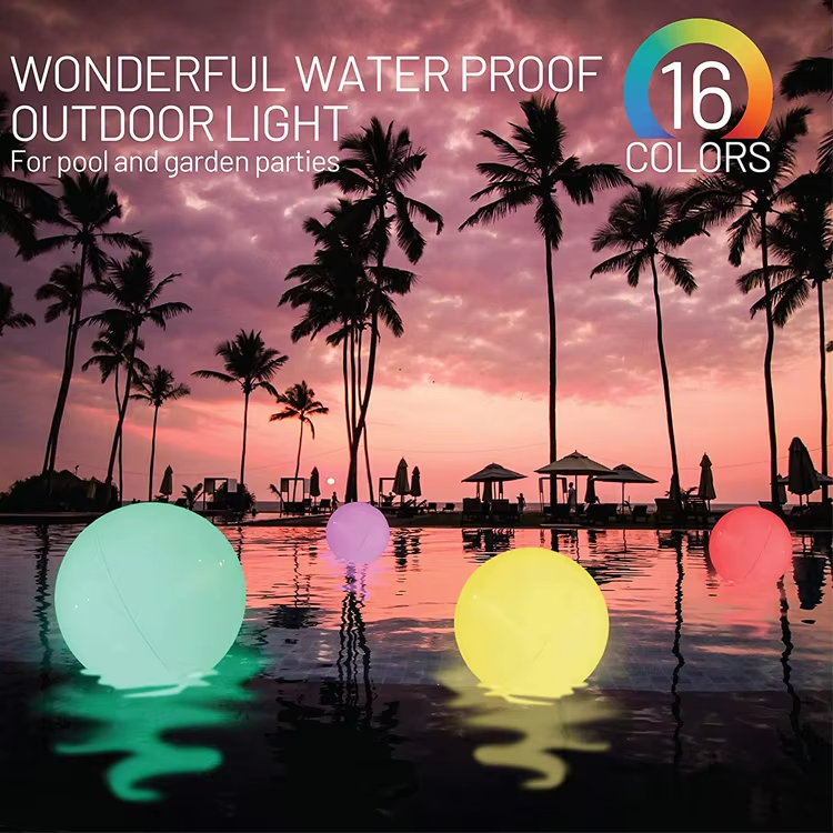 30cm/11.87-Inch LED Ball Lamp For Garden Hotel Road Illumination Floating Solar/Electric/Ac Powered Swimming Pool Light IP65
