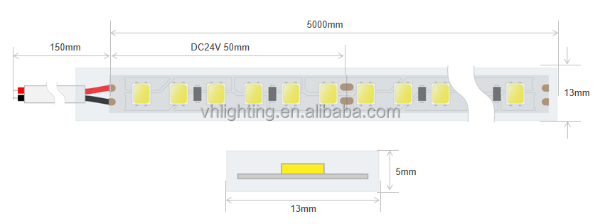Product dimension drawing
