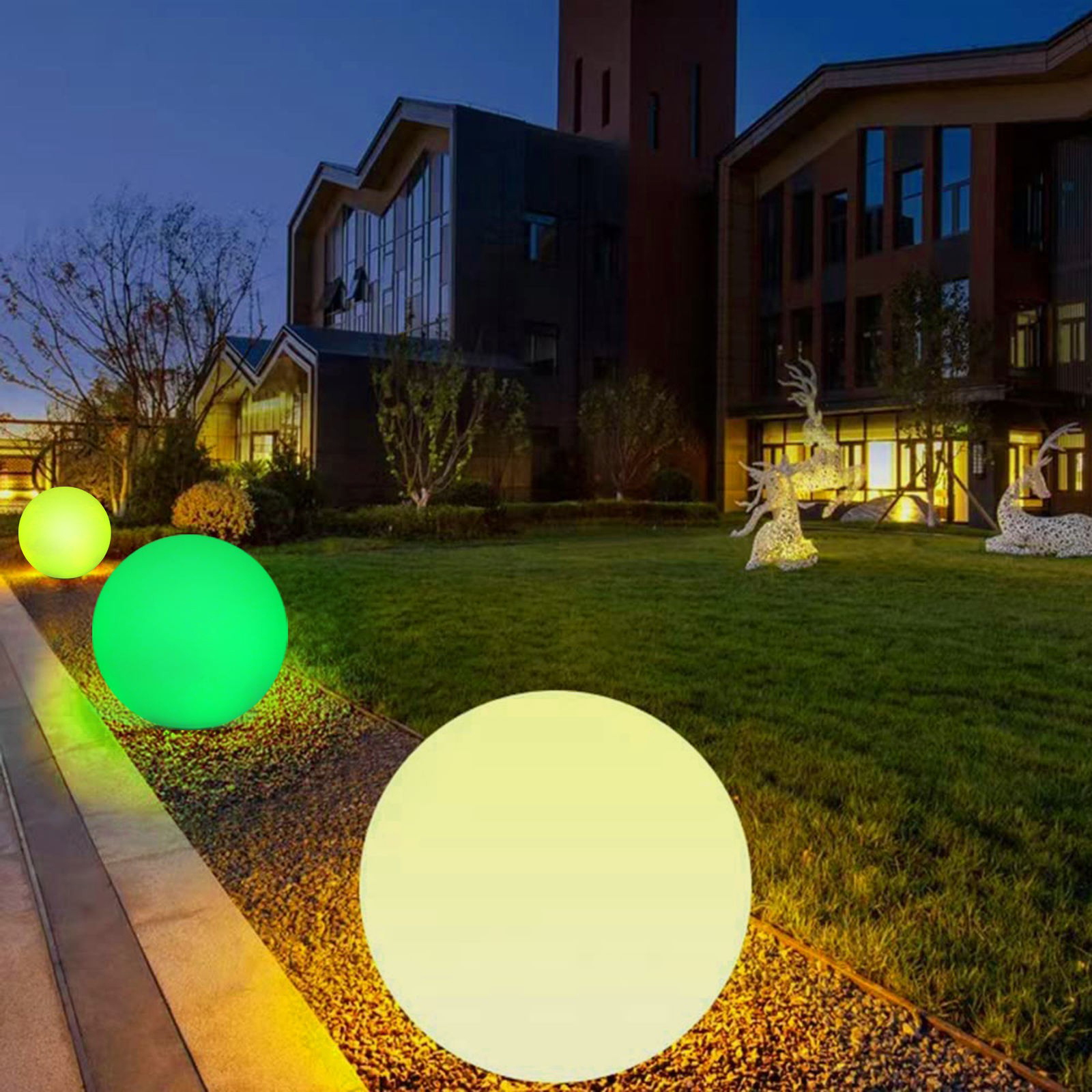 Led Ball RGB Color Changing Large Illuminated Outdoor Spheres Floating Swimming Pool Light