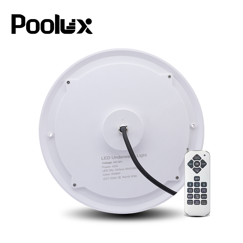 2024 Upgrade Edison Chip RGB Color IP68 AC 12V All PC One Set Design 10mm Slim LED Swimming Pool Light