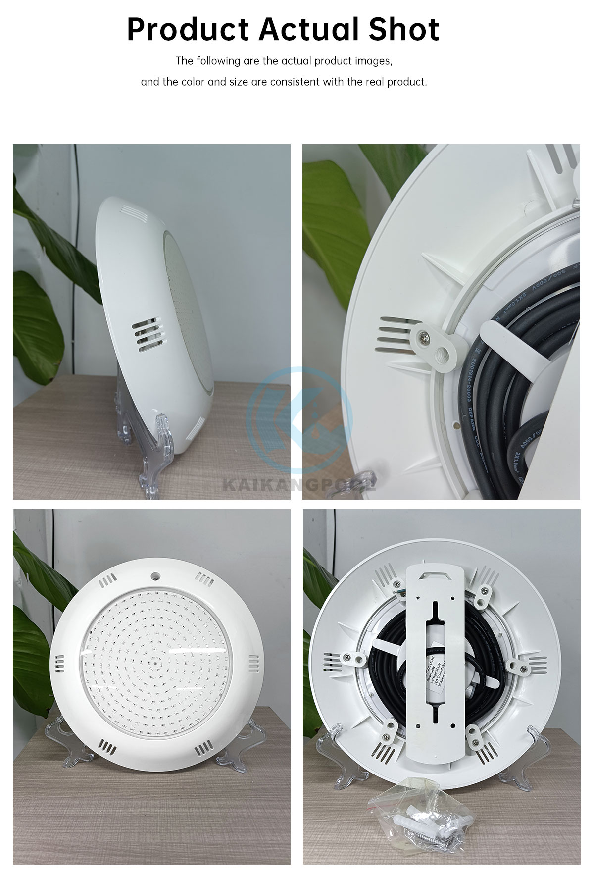 IP68 Waterproof 12V Remote Control LED Pool Lights ABS Resin Filled RGB Underwater Rechargeable Submersible Led Pool Lights