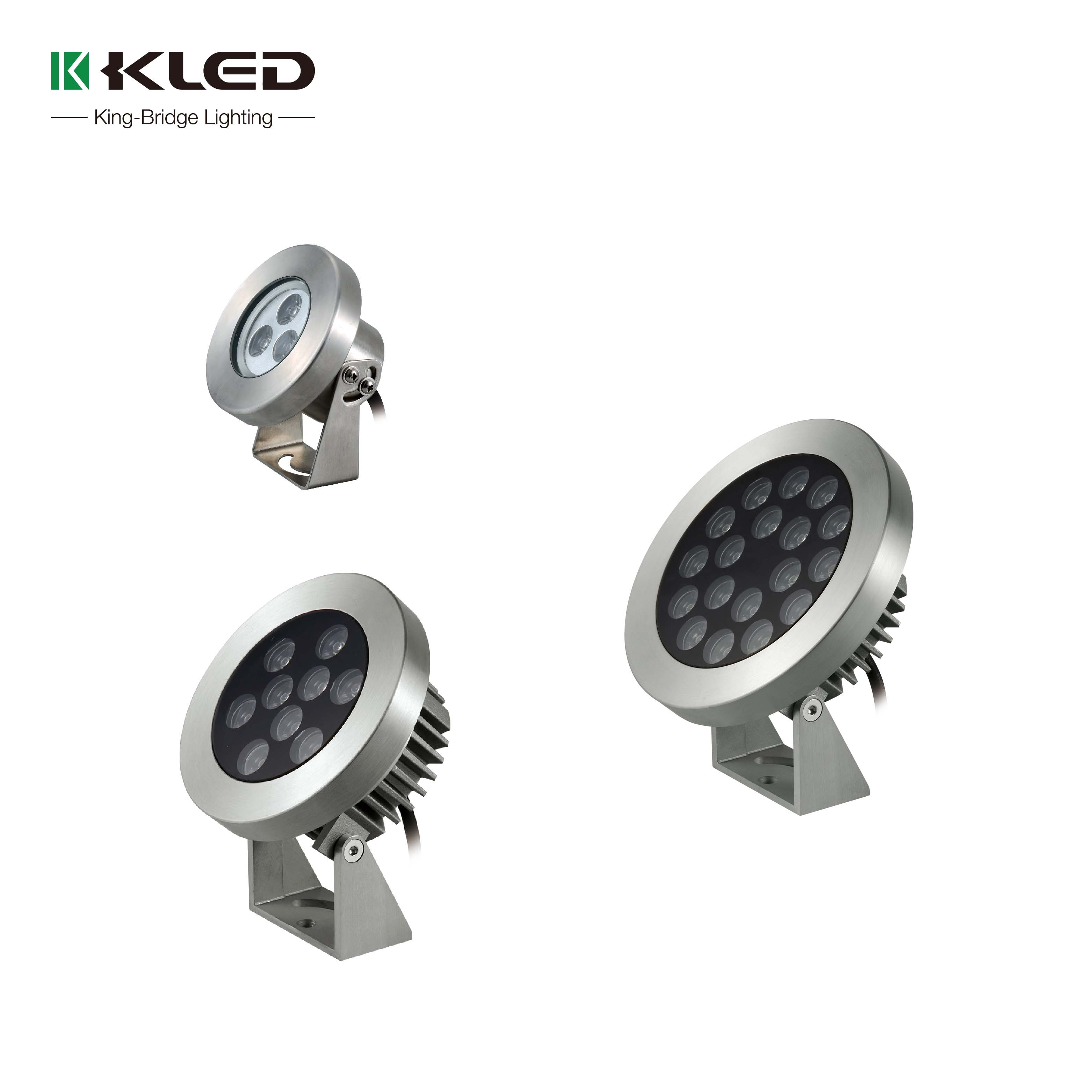 Underwater Aluminum Alloy LED Pool Light 40W IP68 Waterproof Round Color Change RGBW Led Outdoor Light Underwater Stainless 314