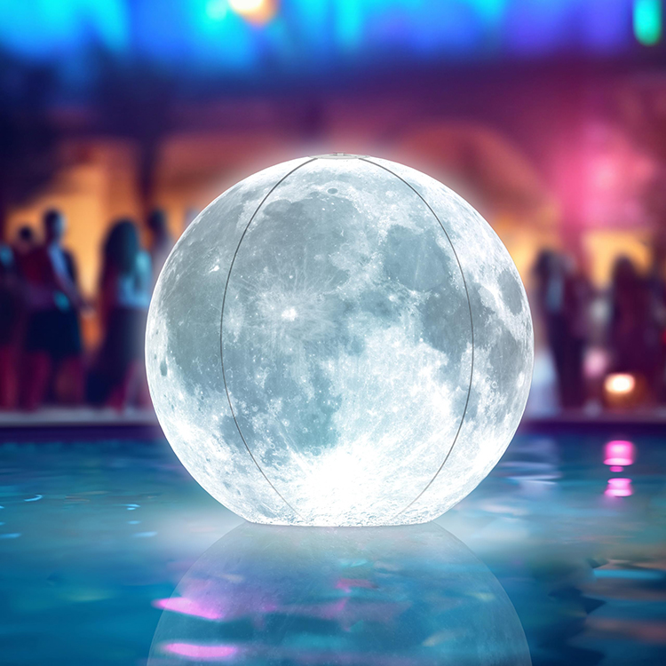 Full Moon Solar Floating Pool Lights Remote Inflatable IP67 Waterproof Color Changing LED Solar Powered Swimming Ball Lamp
